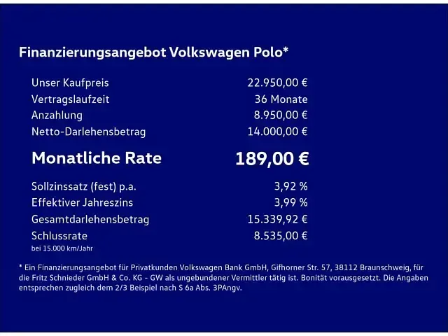 Gebraucht VW Polo Goal 116 PS (85 kW) 2025 Weiss Kleinwagen