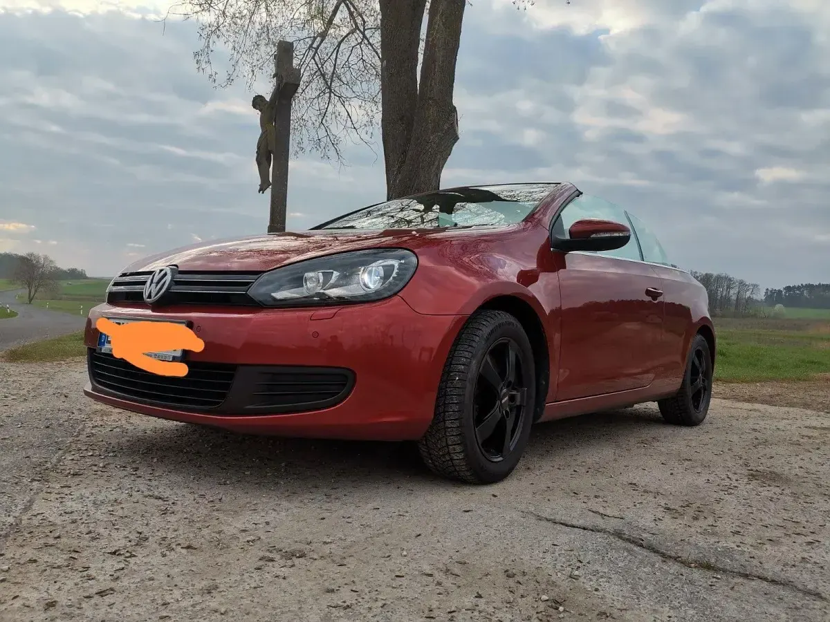 Brugt VW Golf Cabriolet Edition 140 HK (102 kW) 2012 Rød Cabriolet