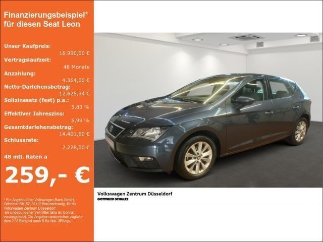 Grau Gebraucht 2020 Seat Leon Style Limousine | 16.590 € (Guter Preis) - Bild 1/4