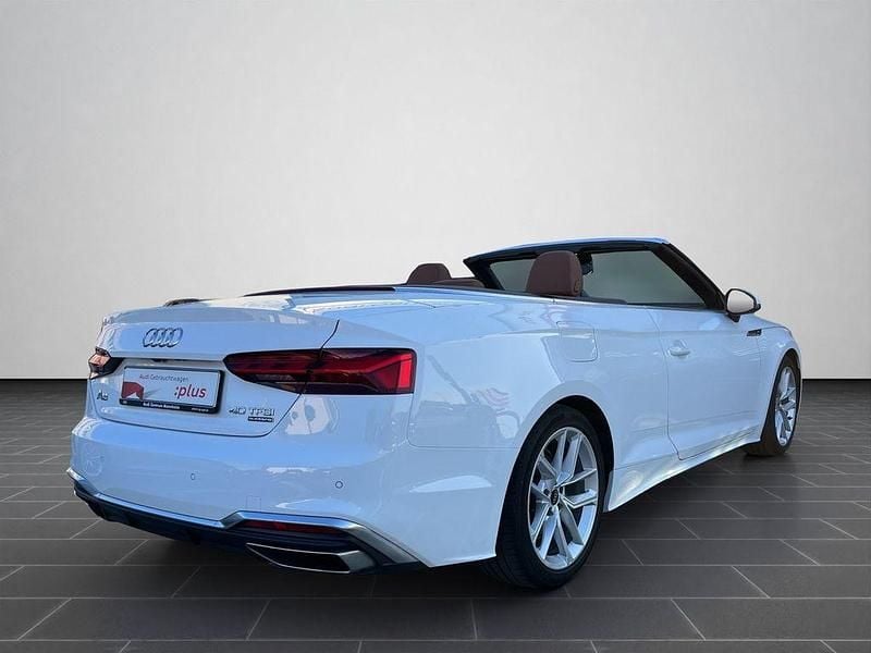 Gebraucht Audi A5 Cabriolet S-Line 204 PS (150 kW) 2022 Ibisweiß/verdeck grau Cabrio