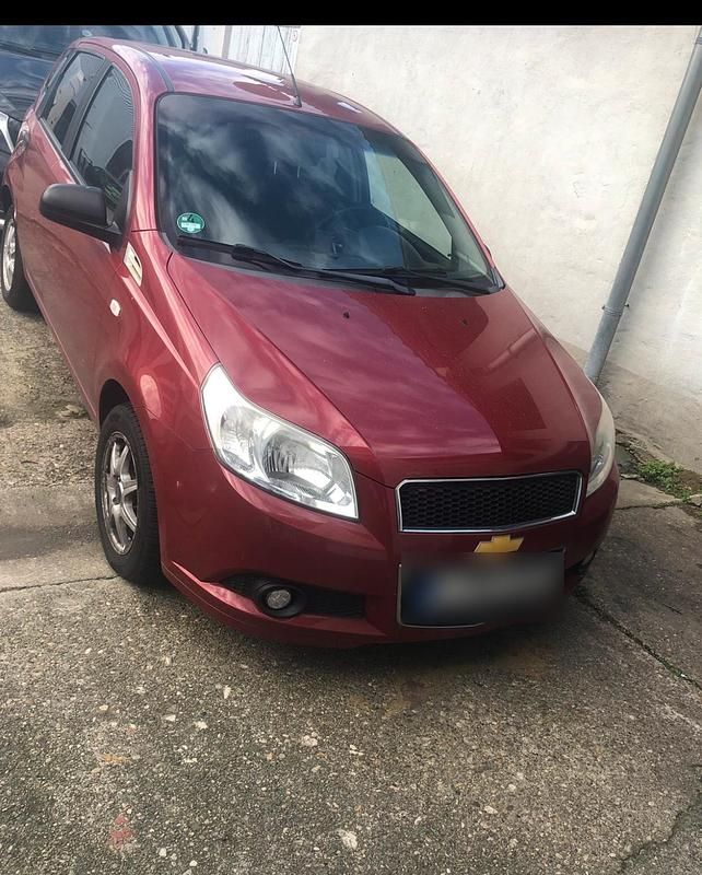 Gebraucht Chevrolet Aveo 2010 Rot Kleinwagen