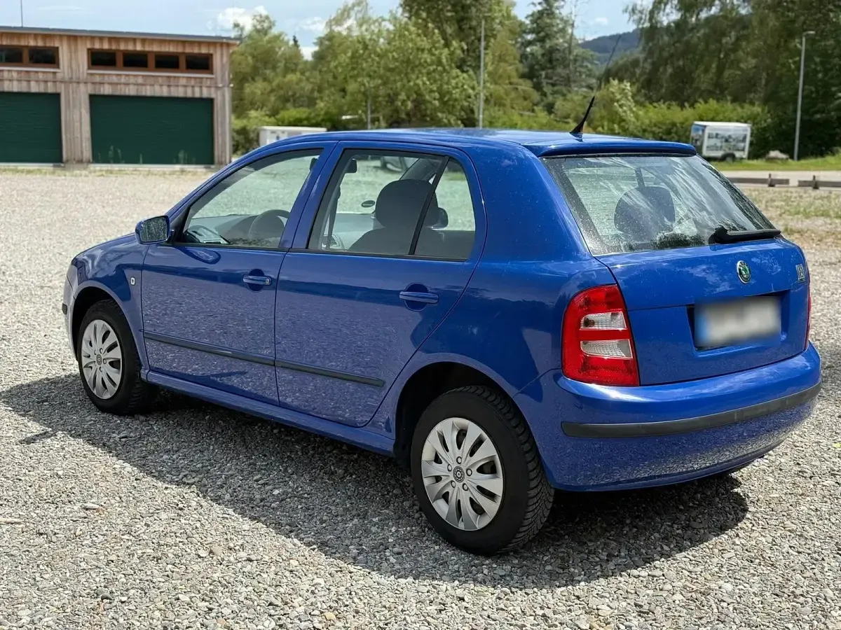 Gebraucht Skoda Fabia 75 PS (55 kW) 2006 Blau Kleinwagen