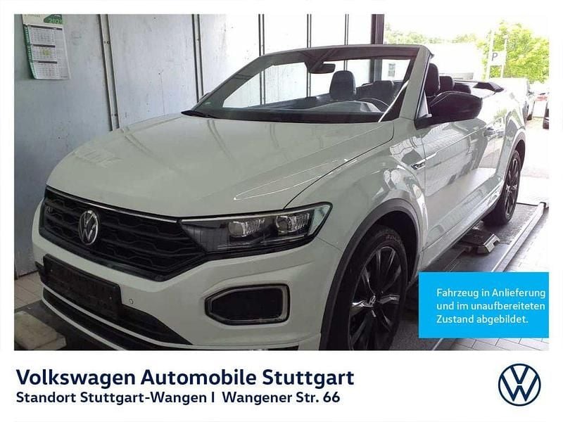 Pure white/schwarz Gebraucht 2022 VW T-Roc R-line SUV | 27.430 € (Fairer Preis) - Bild 1/4