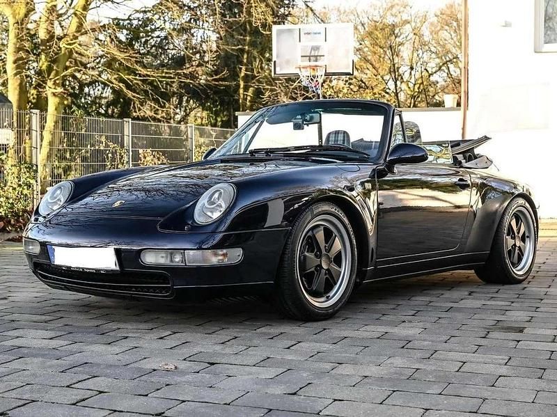 Blau Gebraucht 1995 Porsche 993 Cabrio | 56.700 € - Bild 1/4