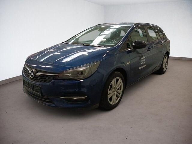 Blau Gebraucht 2021 Opel Astra Edition Kombi | 15.470 € (Teuer) - Bild 1/2