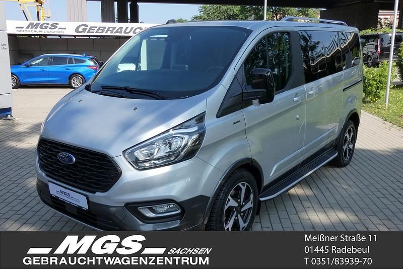 Polarsilber metallic Gebraucht 2021 Ford Tourneo Custom Active Van | 38.950 € (Fairer Preis) - Bild 1/4