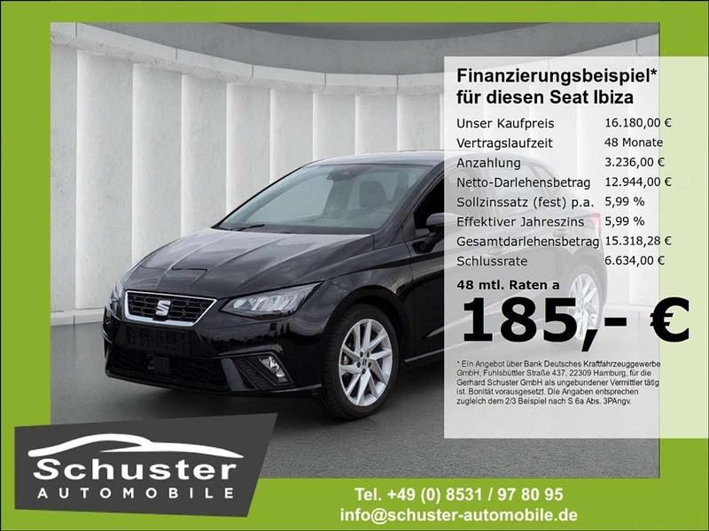 Schwarz Gebraucht 2024 Seat Ibiza FR Kleinwagen | 16.180 € (Superpreis) - Bild 1/4