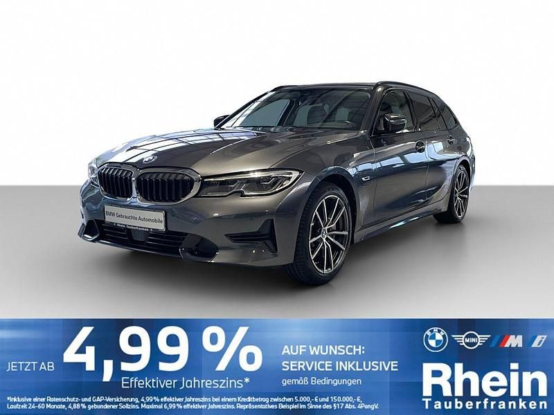 Grau Gebraucht 2022 BMW 330e Sport Line Limousine | 32.640 € (Fairer Preis) - Bild 1/4