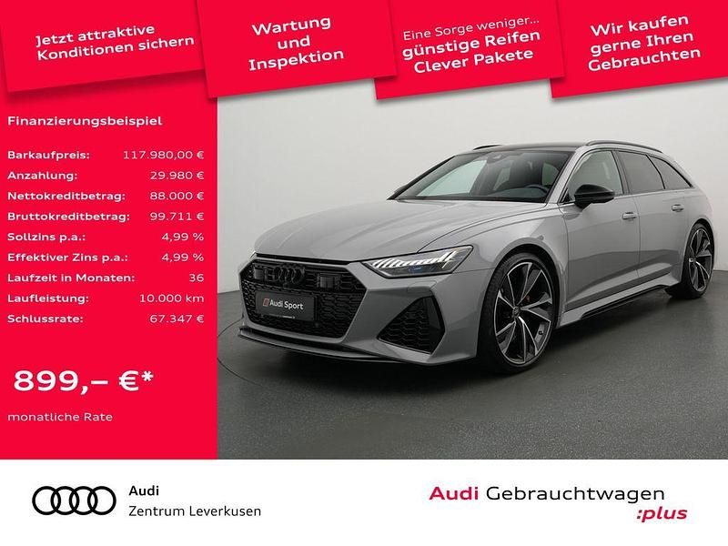 Grau Gebraucht 2023 Audi RS6 Ambiente Kombi | 117.980 € (Teuer) - Bild 1/4
