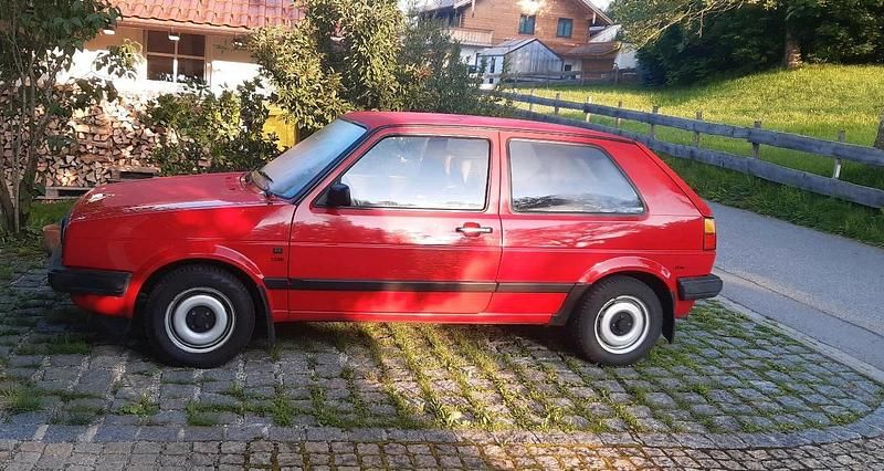 Gebraucht VW Golf II 60 PS (44 kW) 1990 Rot Kleinwagen