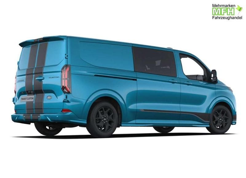 Neu Ford E-Transit Sport 160 kW (218 PS) 2025 Digital aqua blue metallic Van