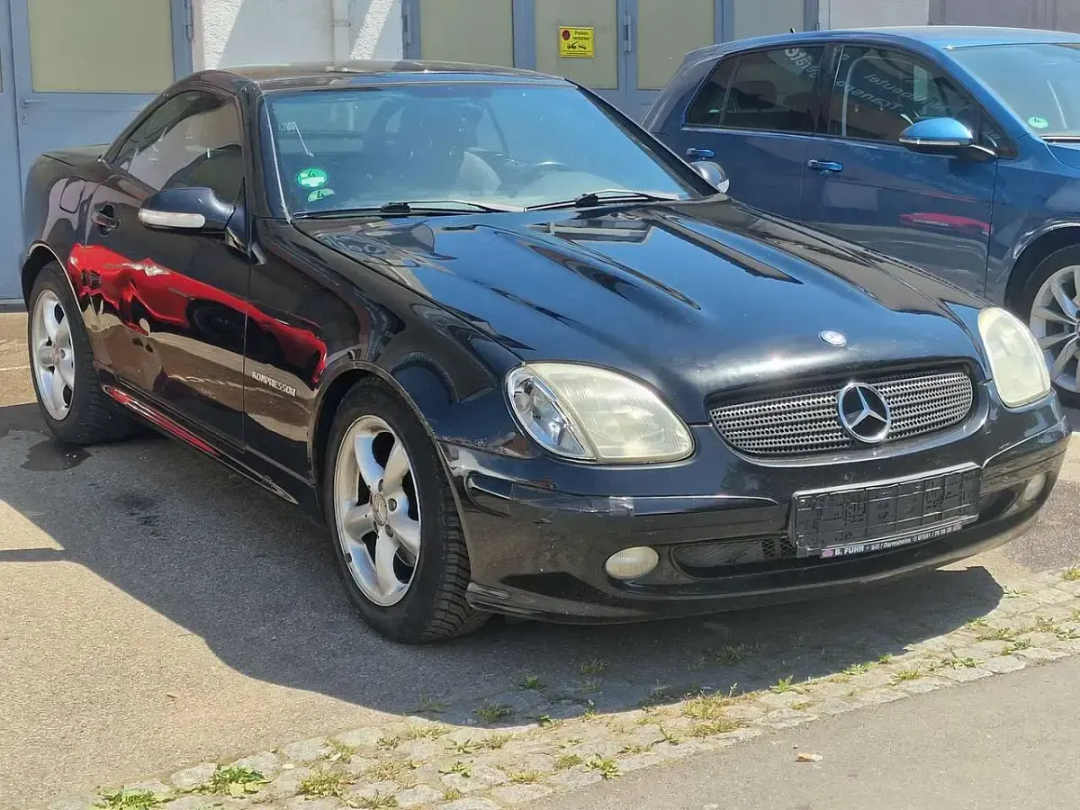 Gebraucht Mercedes SLK200 163 PS (119 kW) 2000 Schwarz Cabrio