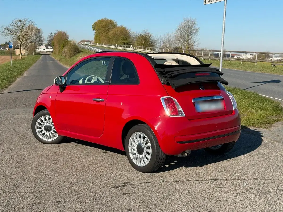 Gebraucht Fiat 500C 69 PS (50 kW) 2013 Rot Cabrio
