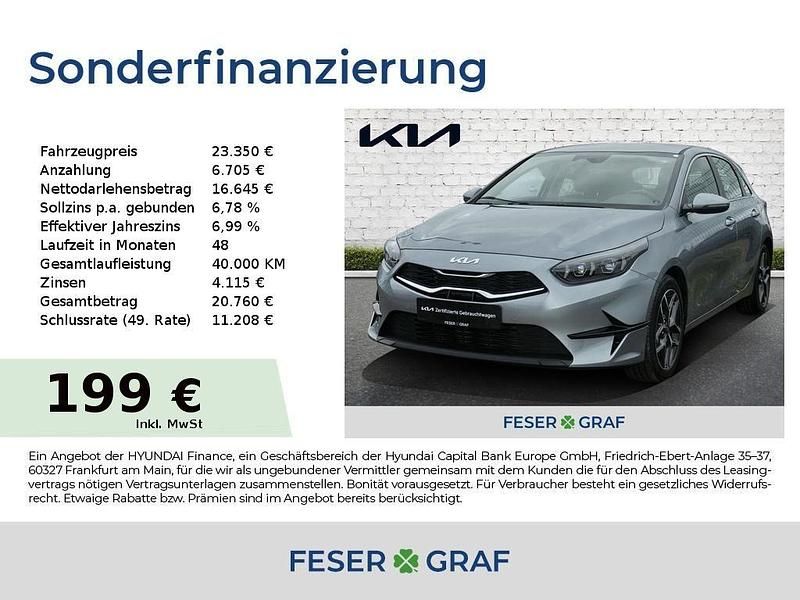 Lunarsilber metallic Gebraucht 2025 Kia Ceed Spirit Kleinwagen | 23.350 € (Fairer Preis) - Bild 1/4