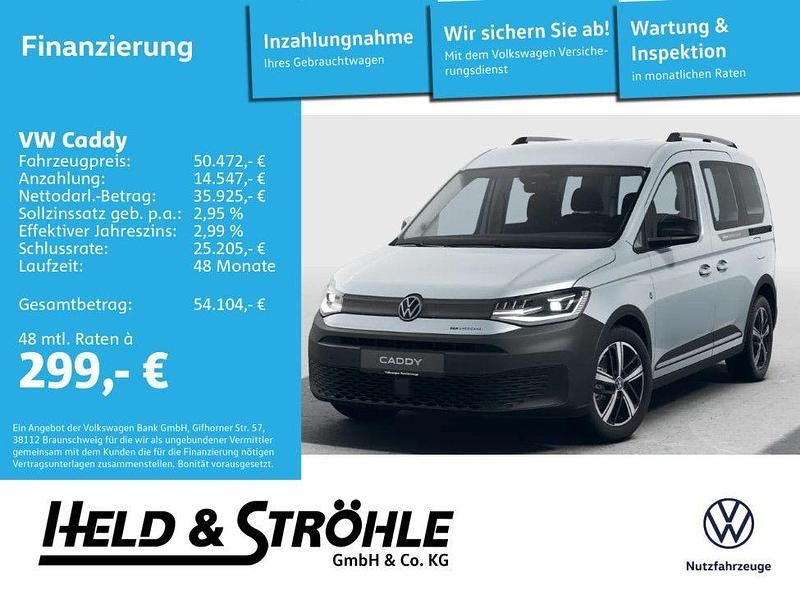 Silber Neu 2025 VW Caddy PanAmericana Van / Kleinbus | 46.444 € - Bild 1/4