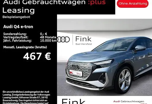 Gebraucht Audi Q4 e-tron Ambiente 210 kW (286 PS) 2025 Blau SUV