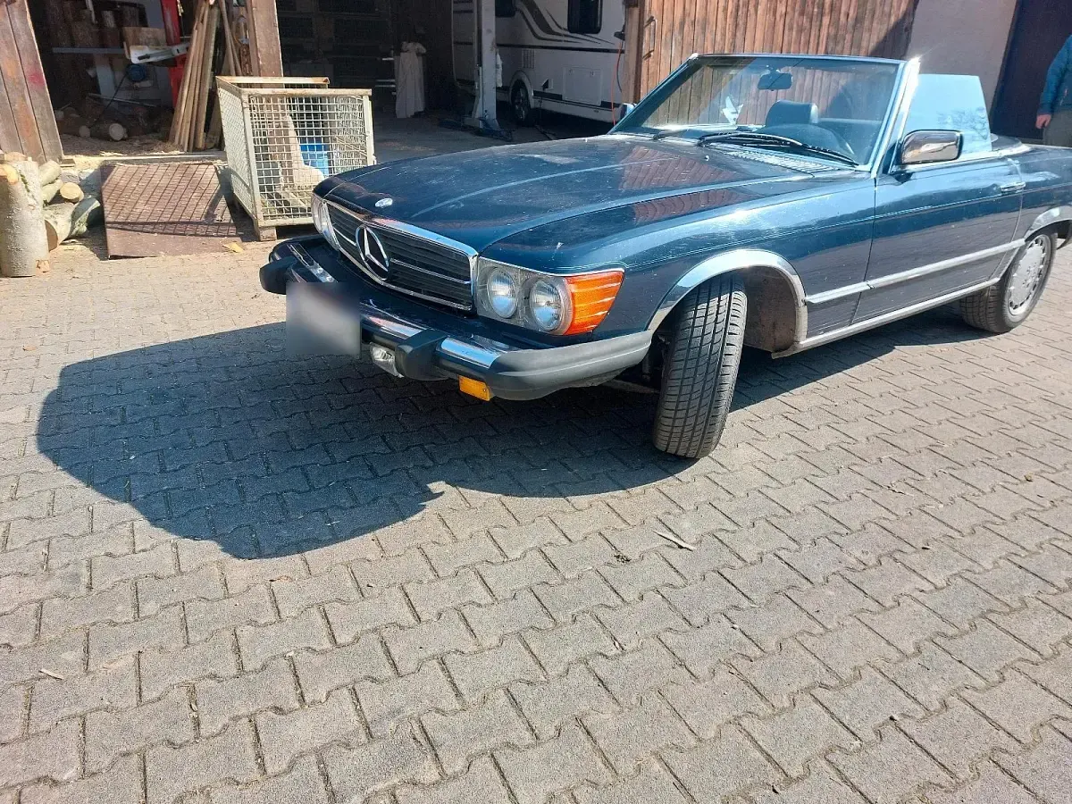 Gebraucht Mercedes SL450 160 PS (117 kW) 1980 Blau Cabrio