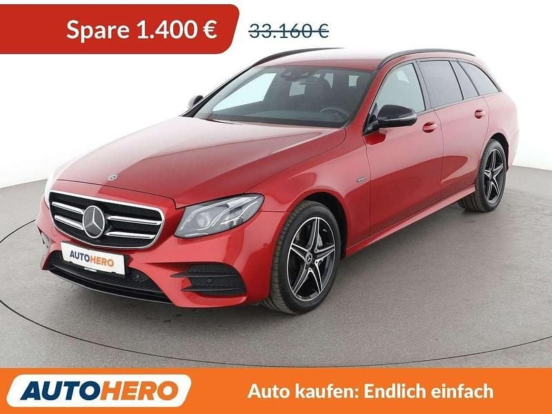 Rot Gebraucht 2020 Mercedes E300 AMG line Kombi | 31.760 € (Guter Preis) - Bild 1/3