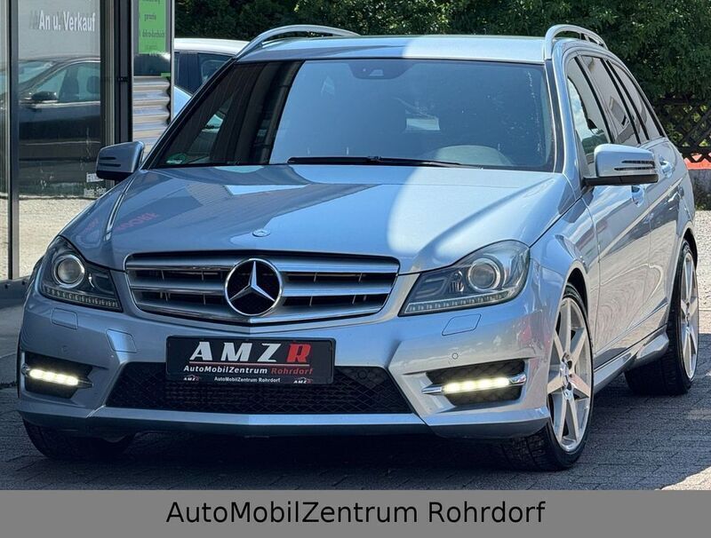 Silber Gebraucht 2012 Mercedes C250 AMG line Kombi | 10.990 € (Guter Preis) - Bild 1/2