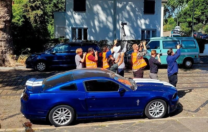 Gebraucht Ford Mustang 305 PS (224 kW) 2014 Blau Coupé