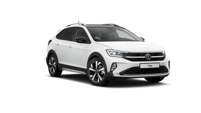 Pure white Gebraucht 2024 VW Taigo IQ Drive SUV | 22.490 € (Guter Preis) - Bild 1/4