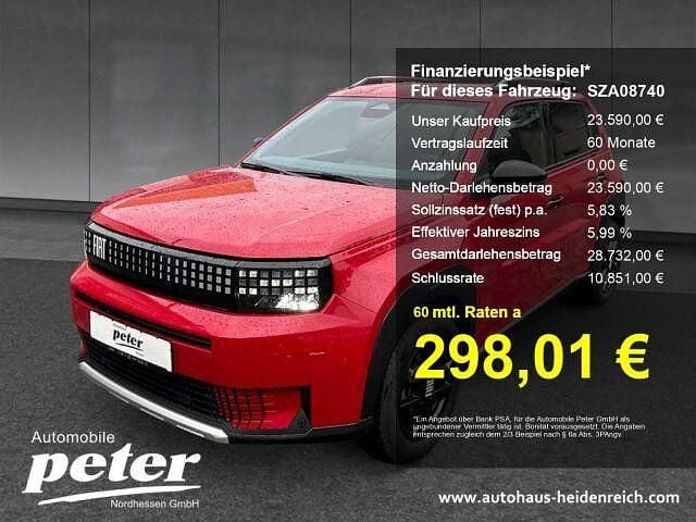 Passione rot Neu 2025 Fiat Panda Icon SUV | 23.590 € (Fairer Preis) - Bild 1/4