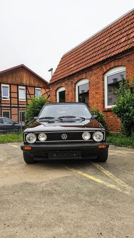 Braun Gebraucht 1985 VW Golf Cabriolet Cabrio | 11.500 € - Bild 1/4