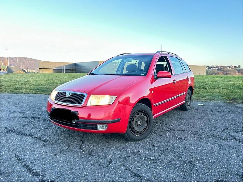 Gebraucht Skoda Fabia 75 PS (55 kW) 2003 Rot Kombi