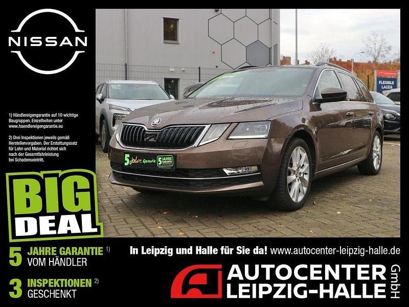 Maple braun metallic Gebraucht 2019 Skoda Octavia Style Kombi | 18.990 € (Fairer Preis) - Bild 1/4
