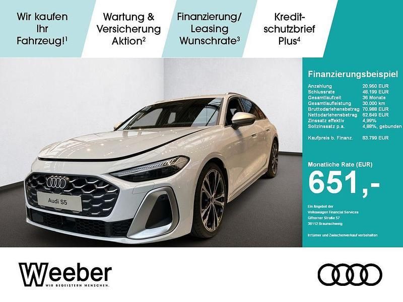 Weiß Gebraucht 2024 Audi S5 Sport Kombi | 83.699 € (Etwas zu teuer) - Bild 1/4