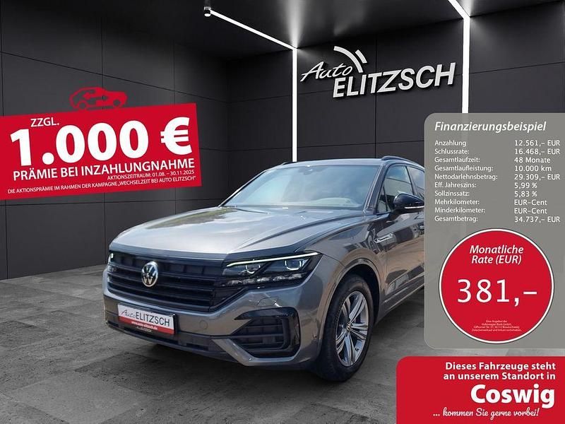Grau Gebraucht 2021 VW Touareg R-line SUV | 41.870 € (Fairer Preis) - Bild 1/3