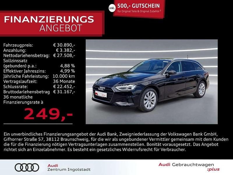 Schwarz Gebraucht 2024 Audi A4 Ambiente Kombi | 30.890 € (Superpreis) - Bild 1/2