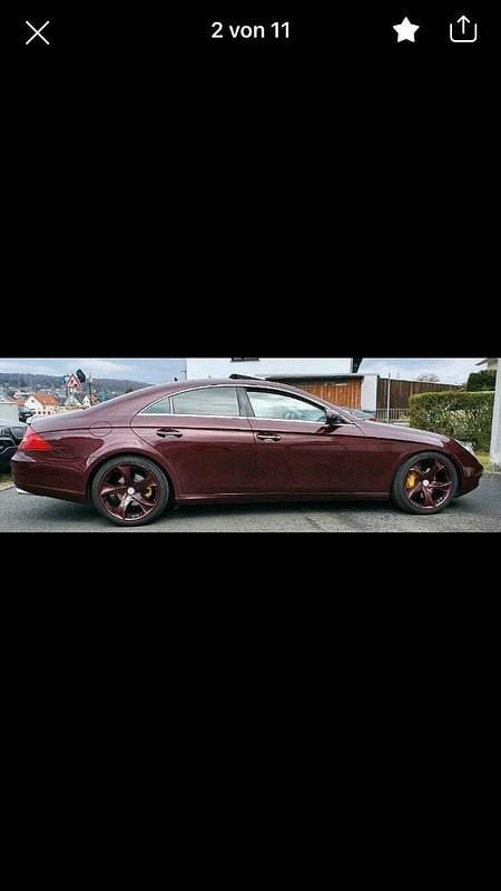 Rot Gebraucht 2008 Mercedes CLS350 Coupé | 8.499 € (Fairer Preis) - Bild 1/4