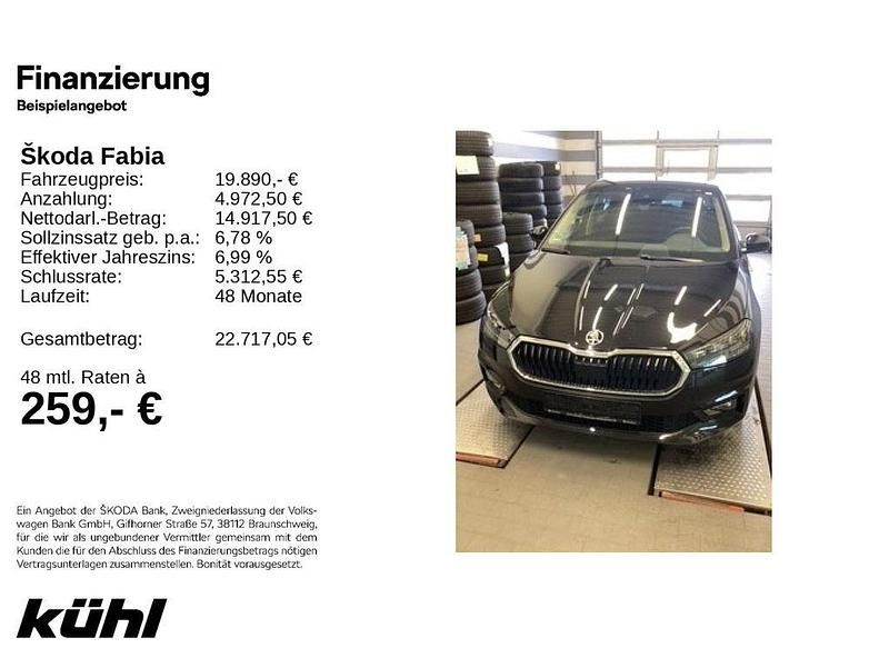 Gebraucht Skoda Fabia Style 110 PS (80 kW) 2022 Blackmagic perleffekt Kleinwagen