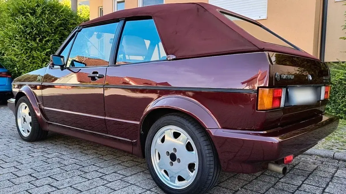 Gebraucht VW Golf Cabriolet Classicline 98 PS (72 kW) 1992 Violett Cabrio