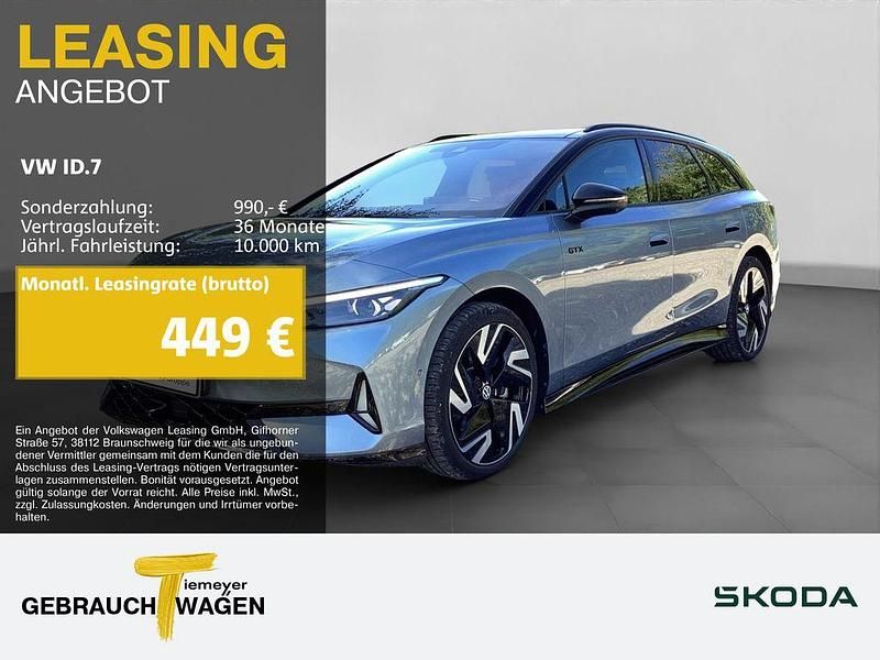 Blau Gebraucht 2025 VW ID.7 GTX Limousine | 52.490 € - Bild 1/4