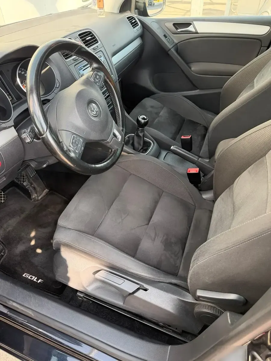 Gebraucht VW Golf VI 2009 Schwarz Kleinwagen