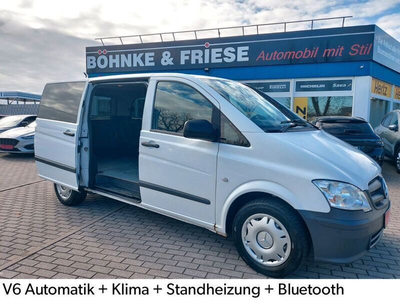 Weiß Gebraucht 2013 Mercedes Vito Van / Kleinbus | 11.799 € (Guter Preis) - Bild 1/4