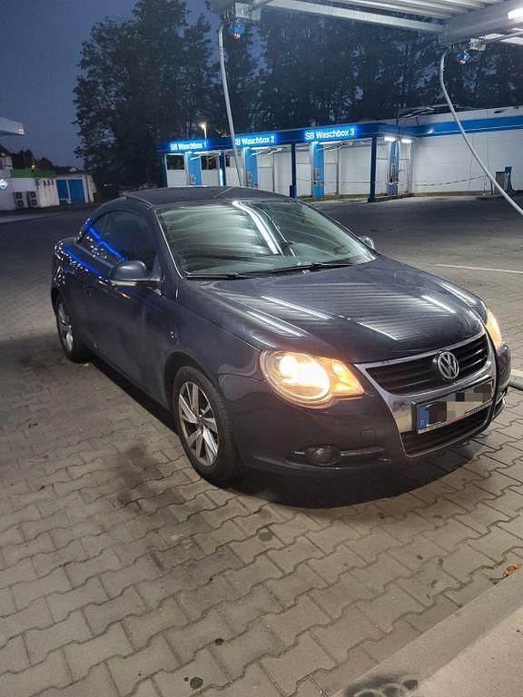 Blau Gebraucht 2006 VW Eos Cabrio | 2.545 € (Superpreis) - Bild 1/4
