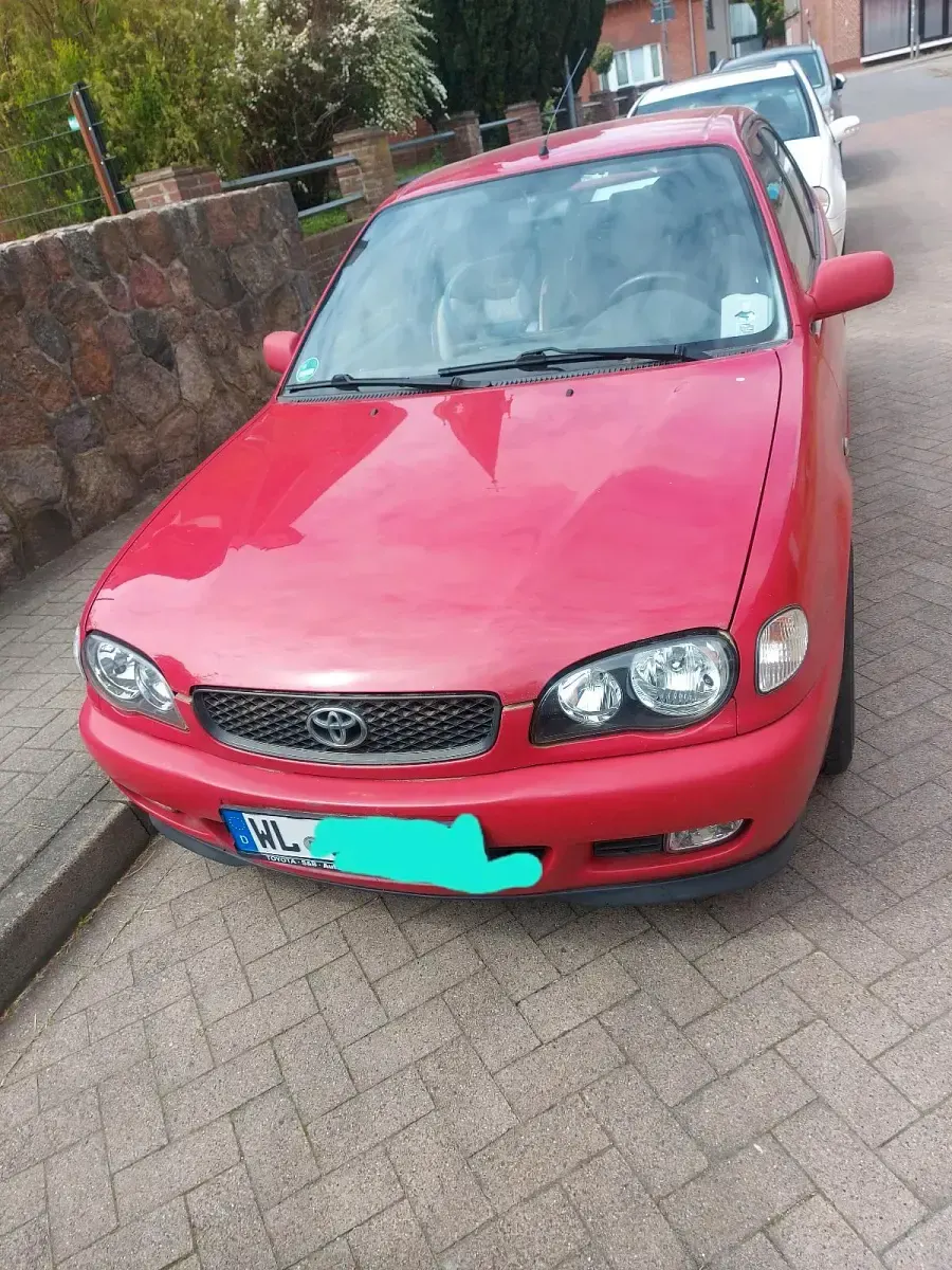 Gebraucht Toyota Corolla 2000 Rot Limousine