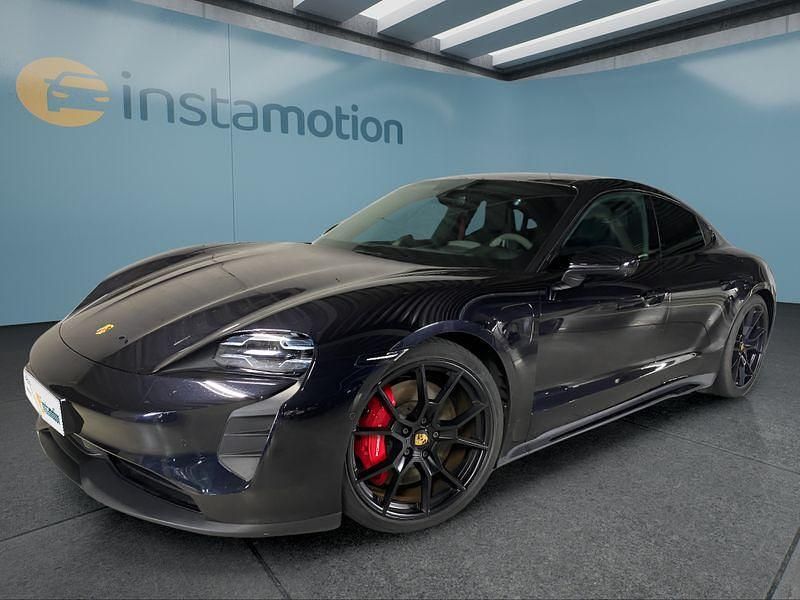 Schwarz Gebraucht 2022 Porsche Taycan GTS Limousine | 81.699 € (Etwas zu teuer) - Bild 1/4