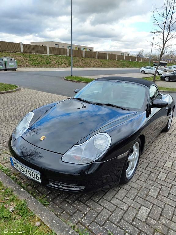 Schwarz Gebraucht 1998 Porsche 986 Boxster Cabrio | 14.999 € (Etwas zu teuer) - Bild 1/4