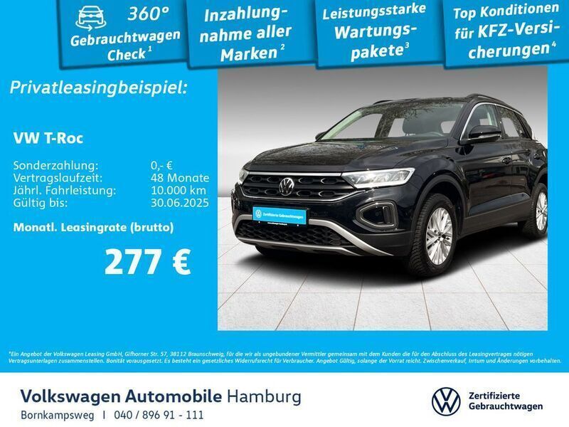 2t deep black perleffekt Gebraucht 2024 VW T-Roc IQ Drive SUV | 29.888 € (Guter Preis) - Bild 1/3