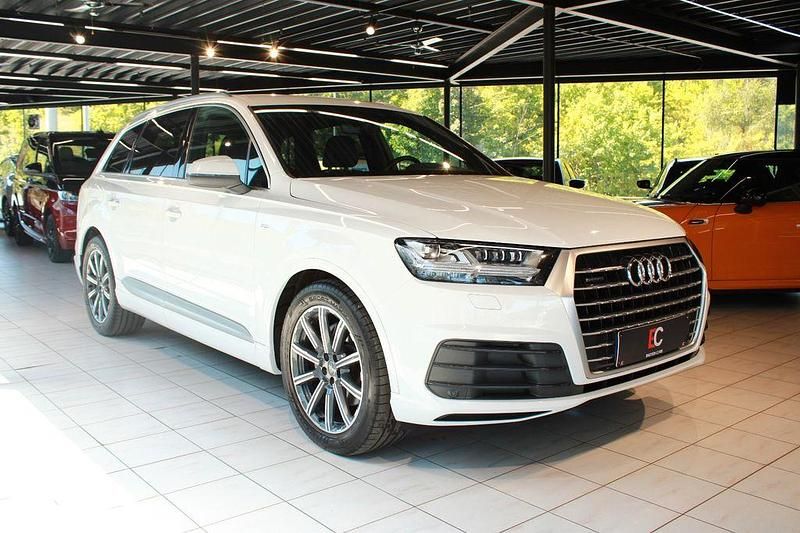 Weiß Gebraucht 2018 Audi Q7 S-Line SUV | 37.100 € (Superpreis) - Bild 1/4