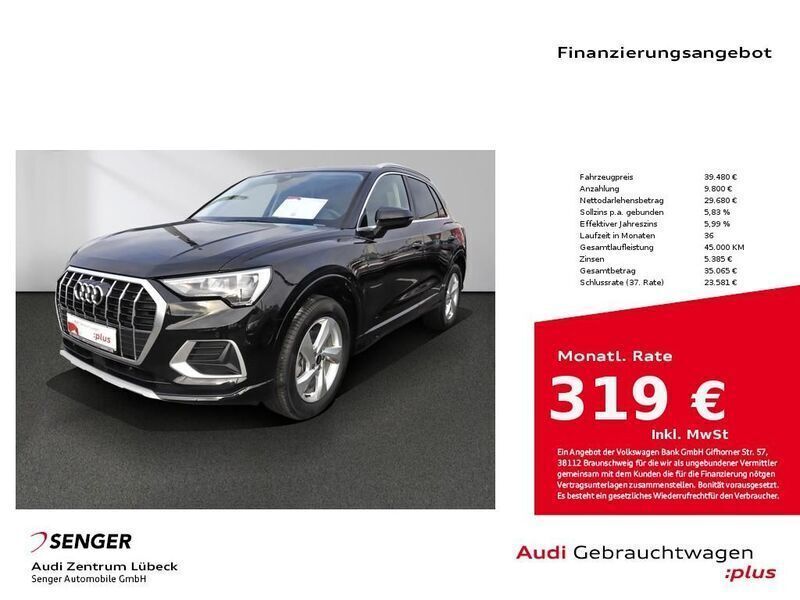 Schwarz Gebraucht 2024 Audi Q3 Ambiente SUV | 39.850 € (Fairer Preis) - Bild 1/4
