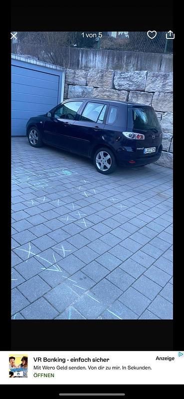 Blau Gebraucht 2005 Mazda 2 Kleinwagen | 1.900 € (Fairer Preis) - Bild 1/4
