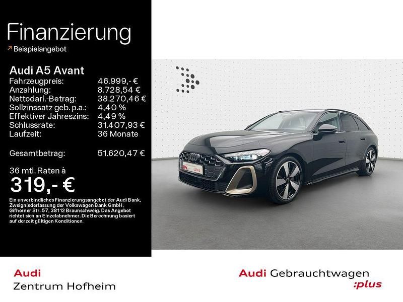 Mythosschwarz metallic Gebraucht 2025 Audi A5 Ambiente Coupé | 46.999 € (Etwas zu teuer) - Bild 1/4