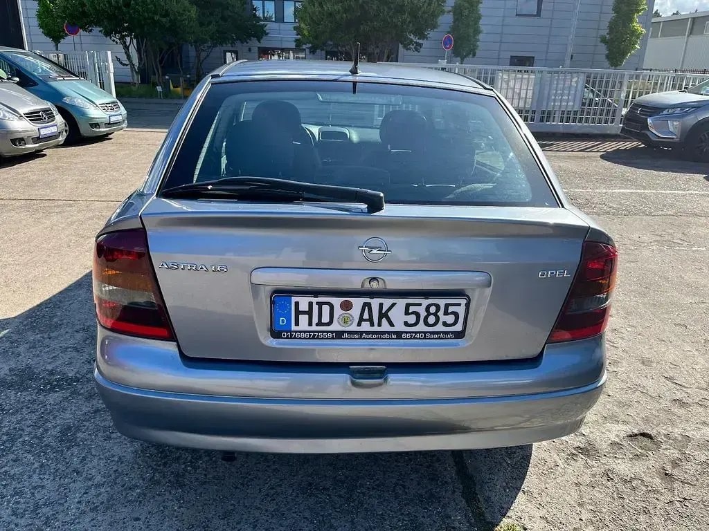 Gebraucht Opel Astra Njoy 101 PS (74 kW) 2003 Blau Limousine