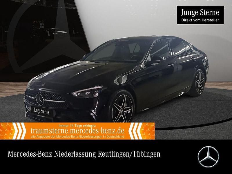 Schwarz Gebraucht 2024 Mercedes C300e Premium Limousine | 50.990 € (Fairer Preis) - Bild 1/3
