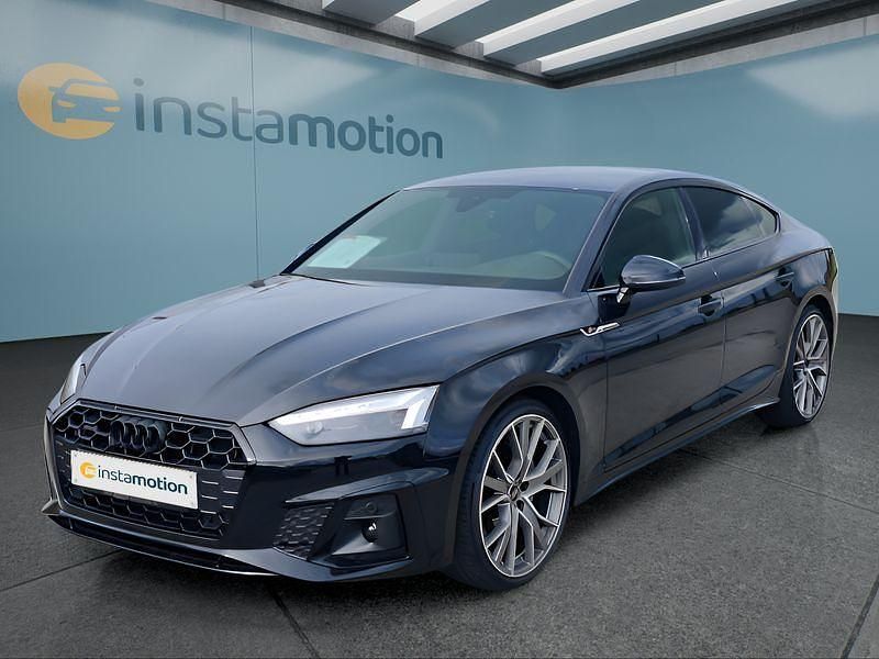 Schwarz Gebraucht 2022 Audi A5 Sportback Limousine | 42.999 € (Teuer) - Bild 1/4